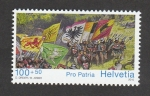 Stamps Switzerland -  Pro Patria 2010: Batalla de Murten