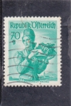 Stamps Austria -  TRAJE REGIONAL