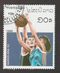 Stamps Laos -  Juegos Olimpicos Barcelona 92