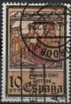 Stamps Spain -  Navidad, Mural gotico d´l´Iglesia d´santa Maria d´Cuiña en Oza d´l´Rios