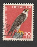 Stamps Switzerland -  Pro Juventute 1971