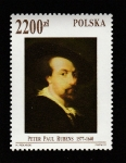 Stamps Poland -  Peter Paul Rubens