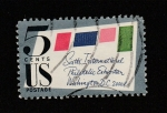 Stamps United States -  6 rxposición filatélica rn Washington