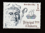 Stamps Andorra -  Obispo Pere d'Arg