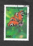 Stamps Tanzania -  1446 - Mariposa