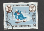 Stamps United Arab Emirates -  Competición de ski