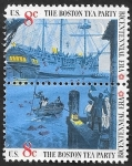 Stamps United States -  998 y 1000 - Bicentenario de la independencia de Estados Unidos