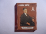 Stamps Costa Rica -  Lic. Luis Dávila  Solera - Ex Presidente de la Corte Suprema de Justicia.