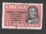 Stamps Liberia -  Joseph J. Roberts