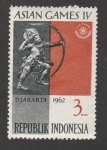 Stamps Indonesia -  IV Juegos Asiáticos