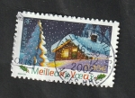 Stamps France -  34 - Chalet cubierto por la nieve