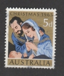 Stamps Australia -  Navidad 1965    