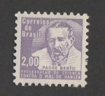 Stamps Brazil -  Padre Bento, protector de la infancia contra la lepra