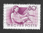 Stamps Hungary -  1125 - Trabajadora Textil