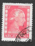 Stamps Argentina -  602 - Eva Perón
