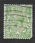 Stamps United Kingdom -  159 - Jorge V del Reino Unido
