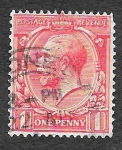 Stamps United Kingdom -  160 - Jorge V del Reino Unido