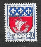 Stamps France -  1095 - Escudo de París
