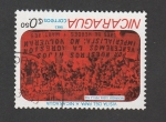 Stamps Nicaragua -  visita del Papa a Nicaragua