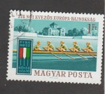 Stamps Hungary -  XVII Campeonato mundial femenino de remo