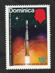 Stamps Dominica -  348 - Centº de la Organización Metereológica Mundial