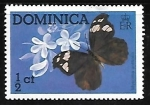 Stamps Dominica -  Mariposas