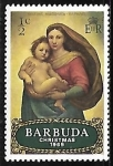 Stamps Antigua and Barbuda -  Madonna - Rafael