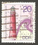 Stamps Germany -  1636 - Faro de Darsser