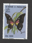 Stamps So Tom and Prncipe -  Papilio weiskfi