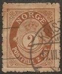 Stamps : Europe : Norway :  Mayor Coronado 2 Øre