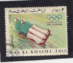 Stamps United Arab Emirates -  Olimpiadas 1968