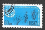 Stamps Poland -  1521 - V Congreso de la Federación Mundial de Sordos
