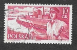 Stamps Poland -  720 - Marinero