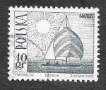 Stamps Poland -  1441 - Barco