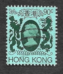 Stamps Hong Kong -  396 - Isabel II del Reino Unido