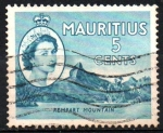 Stamps Mauritius -  MONTAÑA  LA  MURALLA