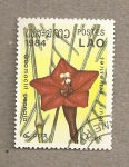Stamps Laos -  Flores silvestres