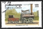 Stamps Cambodia -  Ferrocarriles - Foster and Rastik's 