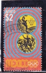 Stamps Mexico -  OLIMPIADA MEXICO-68