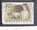 Stamps Hungary -  OFICIOS- GANADERO