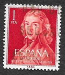 Stamps Spain -  Edf 1328 - II Centenario del Nacimiento de Leandro Fernández de Moratín
