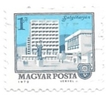 Stamps Hungary -  edificio