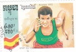 Stamps Cambodia -  Olimpiada Barcelona-92