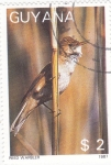 Stamps Guyana -  AVE- red warbler 