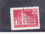 Stamps Romania -  Edificio de correos