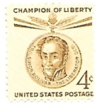 Stamps United States -  Simón Bolivar