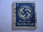 Stamps Germany -  Alemania, Reino - Esvástica (Corona de Flores)