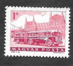 Stamps Hungary -  1515 - Autobús