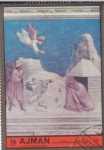 Stamps United Arab Emirates -  pintura Giotto 
