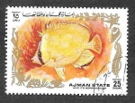 Stamps United Arab Emirates -  Mi1316A - Pez Tropical